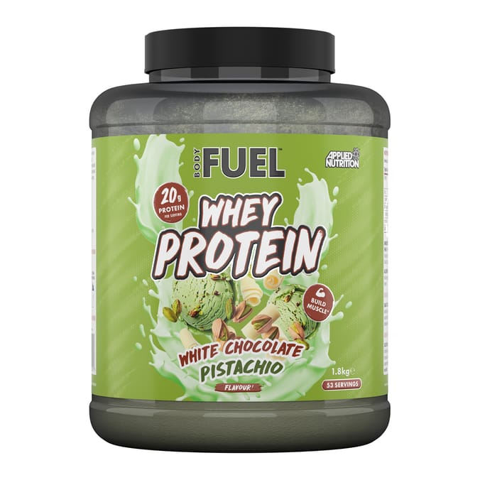 BodyFuel Whey Protein 1.8kg - White Chocolate Pistachio