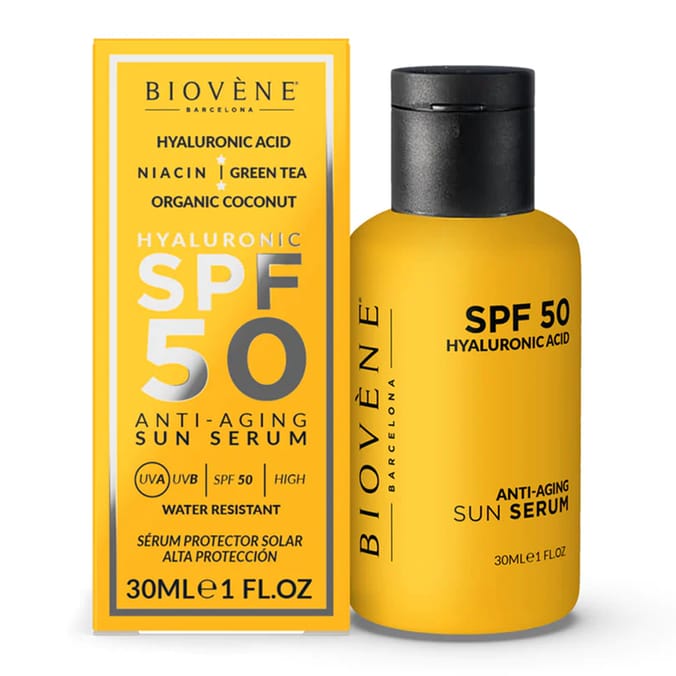 Biovene Hyaluronic Anti-Aging Moisturising Sun Serum - SPF50