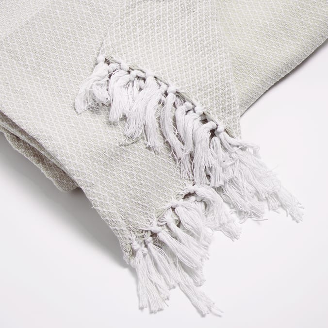 The Outdoor Living Collection Large Cotton Throw Home Bargains