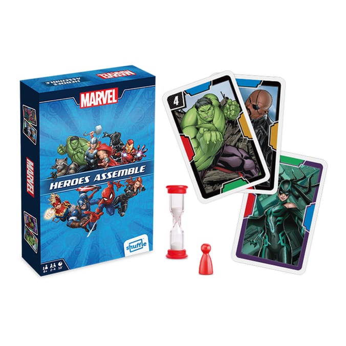 Shuffle Marvel Heroes Assemble Card Game