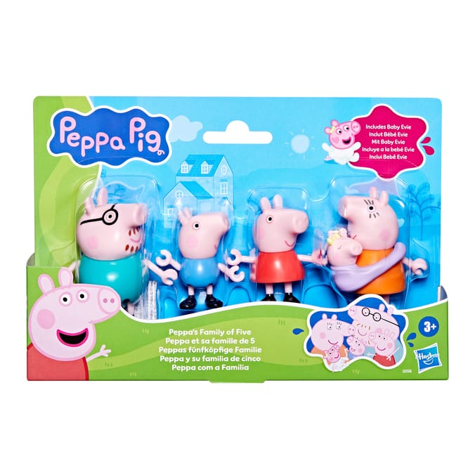 Peppa Pig Peppa's Family of Five Figure Set