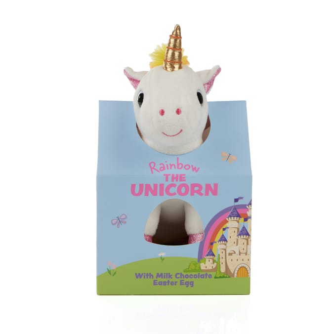 Rainbow The Unicorn With Milk Chocolate Easter Egg 50g