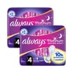 Always Platinum Secure Night 7 Pads Size 4 x2