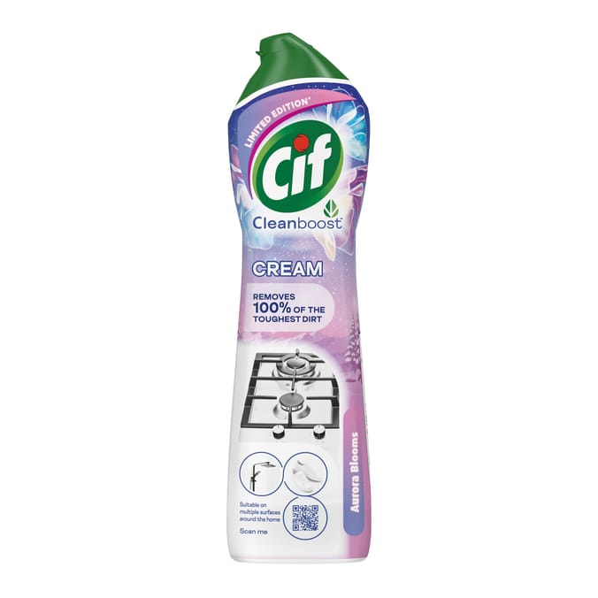 Cif Cleanboost Cream Cleaner 500ml - Aurora Blooms