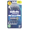 Gillette Sensor3 Comfort Men's Disposable Razor 5 Pack