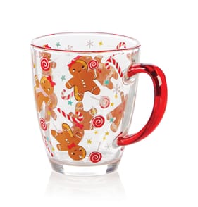 Home Collections Glass Mug - Gingerbread