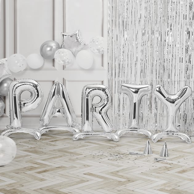 Let's Party Floor Standing Balloons Home Bargains