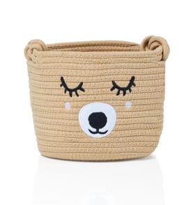 The Kids Edit Animal Storage Basket - Bear