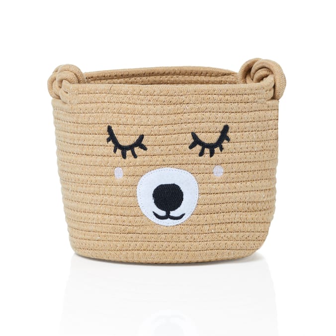 The Kids Edit Animal Storage Basket - Bear