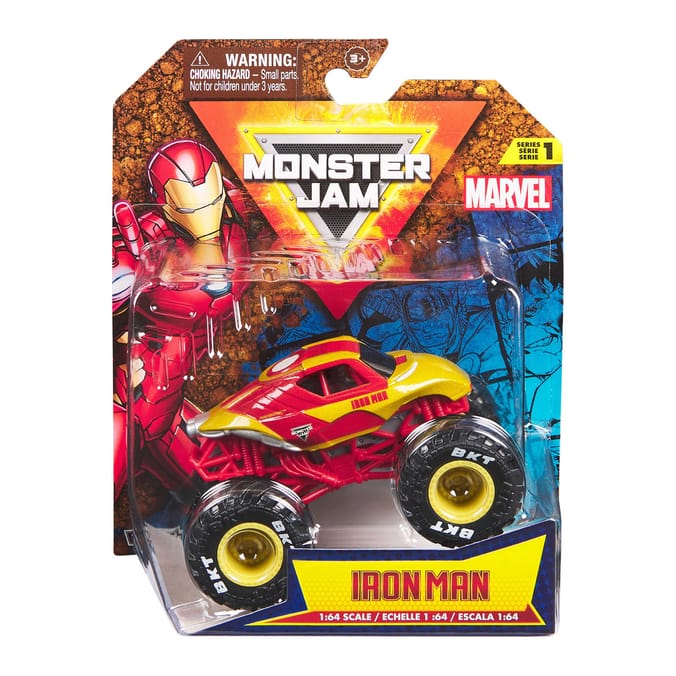 Monster Jam Marvel Die Cast Series 3 Monster Truck - Iron-Man