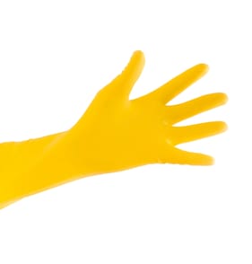 Power Action Super Strong Rubber Gloves - Medium 4 Pack
