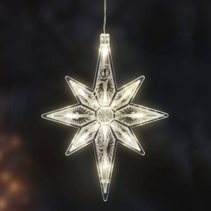 Prestige Battery Operated LED Star Window Light 18.5cm
