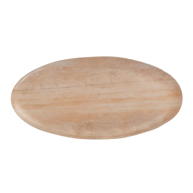 The Outdoor Edit Earthed Melamine Oval Platter
