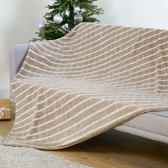 The Winter Warmer Collection Hollie Throw - Stripe