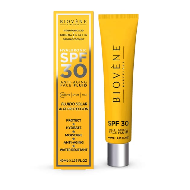 Biovene Hyaluronic Spf 30 Anti-Aging Face Fluid 40ml | Home Bargains