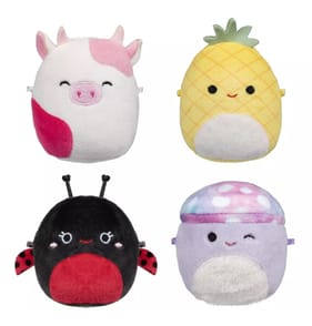  Micromallows by Squishmallow 2.5 Inch Plush 4 Pack - Trudy, Caedyn, Maui, Minya