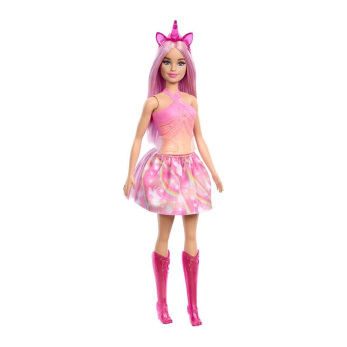 Barbie Unicorn Doll - Pink Hair