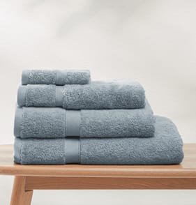 Ultra Absorbent Zero Twist Bath Sheet - Blue