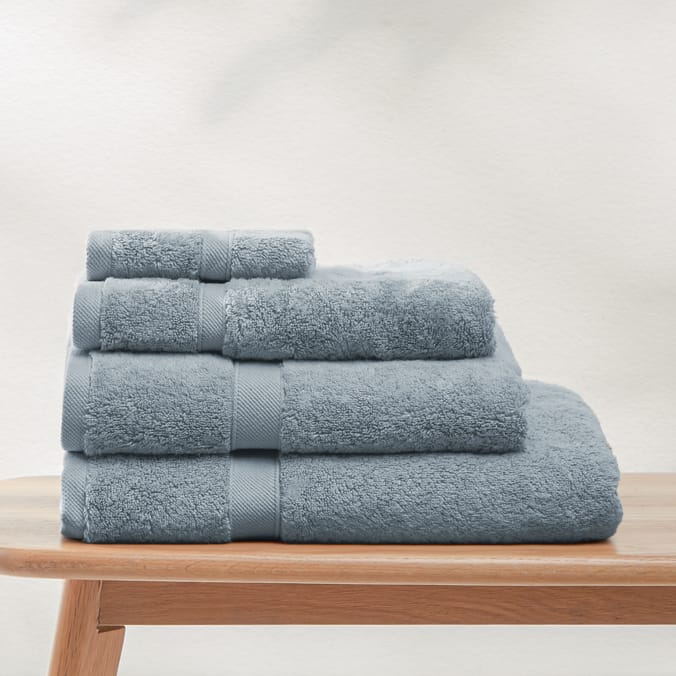 Ultra Absorbent Zero Twist Bath Sheet - Blue