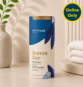 Attitude Natural Care Leaves Bar Sea Salt Body Butter 85ml