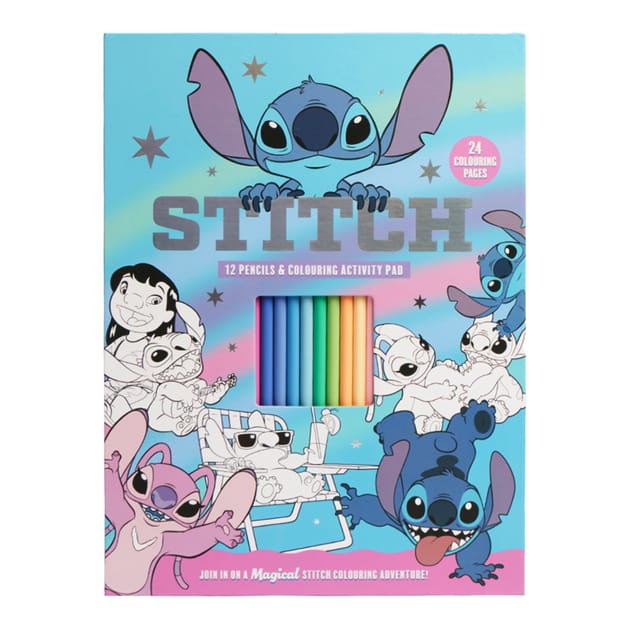 Disney Stitch Colouring Activity Set | Home Bargains