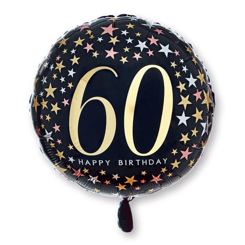 Lets Party Foil 60th Balloon | Home Bargains