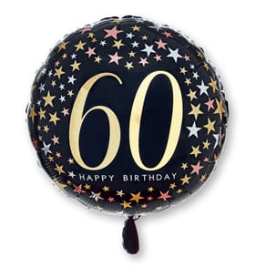 Lets Party Foil 60th Balloon