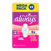 Always Platinum Sanitary Towels Moderate Flow Wings 22 Pads