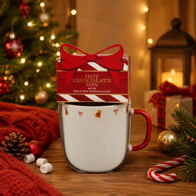 Hot Chocolate Mix With Mini Marshmallows & Mug 32g