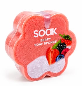  Soak Soap Sponge - Berry  