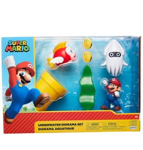 Super Mario 2.5" Diorama Playset - Underwater