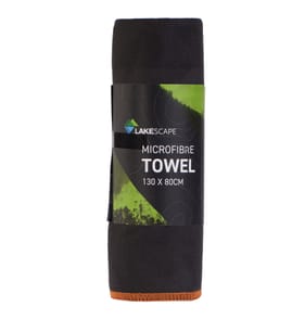 Lakescape Microfibre Travel Towel - Black