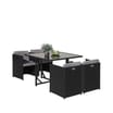 The Outdoor Living Collection Vienna Cube Set - Grey