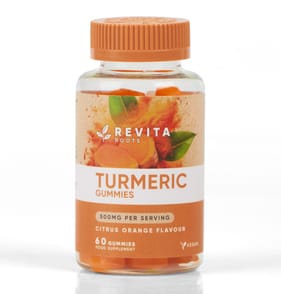 Revita Roots Turmeric Gummies 60s - Citrus Orange