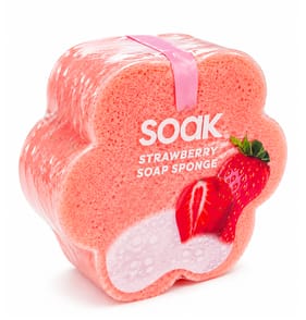  Soak Soap Sponge - Strawberry  