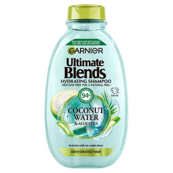 Garnier Ultimate Blends Coconut Water & Aloe Vera Lightweight Hydrating Vegan Shampoo 400ml