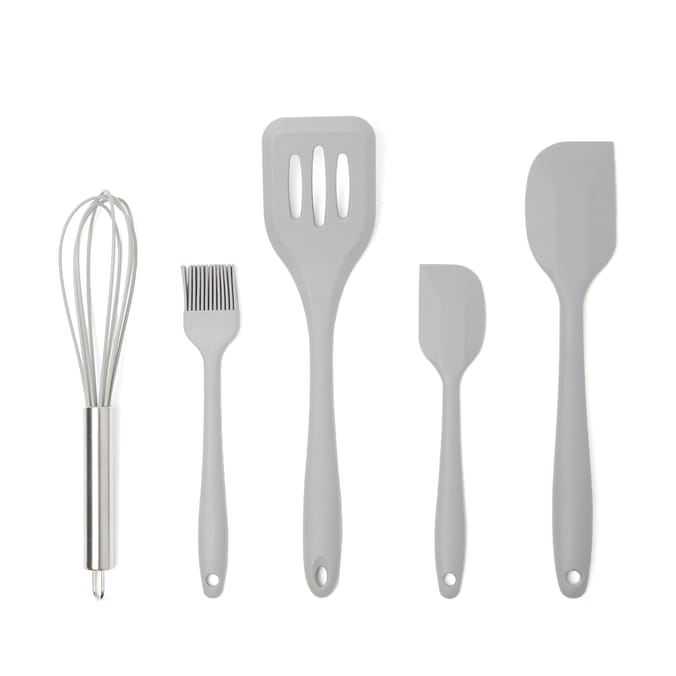 Home 5 Pieces Silicone Utensil Set