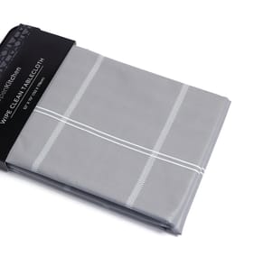 Open Kitchen Wipe Clean Tablecloth - Grey Check