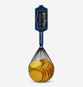 Harry Potter Gringotts Galleons Milk Chocolate Gold Coins 202g