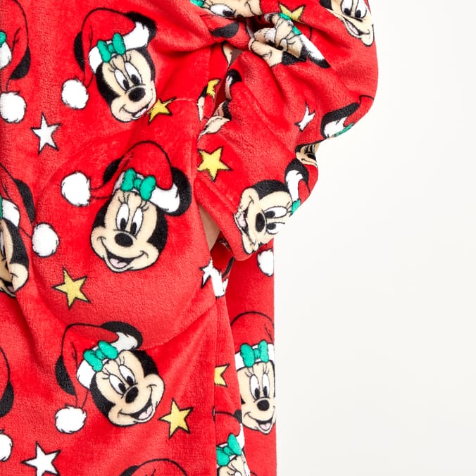 Disney Mickey & Friends Adult Hooded Blanket Minnie Mouse
