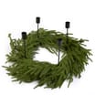 Festive Feeling Tapered Candle Holder Wreath