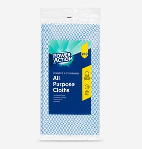 Power Action All Purpose Cloth 10 Pack