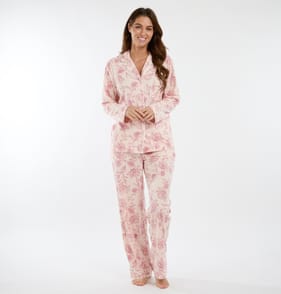 Originals Ladies Pink Floral Pyjamas