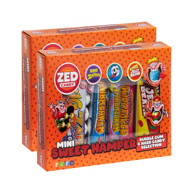 Bubble Gum & Hard Candy Mini Sweet Hamper 177g x2