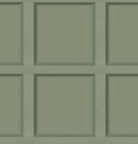 Modern Wood Panel Wallpaper 12982 - Green