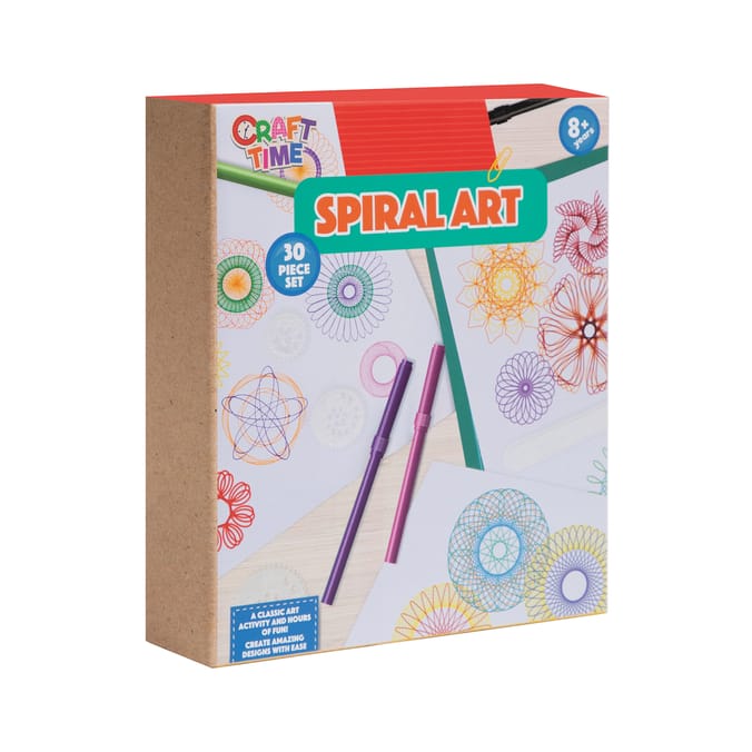 Craft Time Spiral Art 30 Piece Set