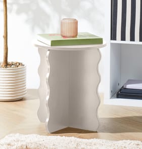 Home Collections Wiggles Side Table - Taupe