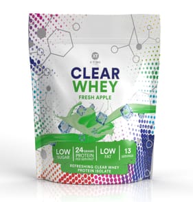 X-Tone Clear Whey Protein Powder 400g - Apple