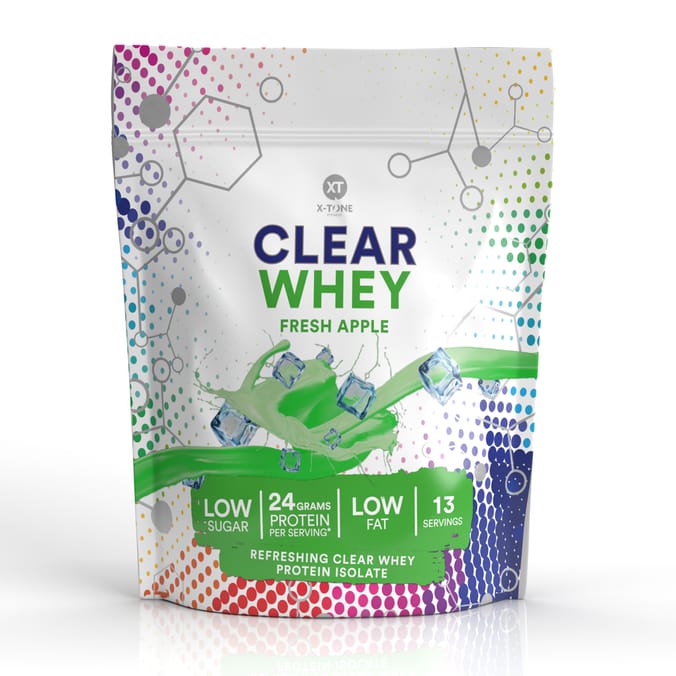 X-Tone Clear Whey Protein Powder 400g - Apple