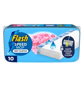 Flash Speedmop Floor Cleaner Wet Wipes 10s - Wild Orchid